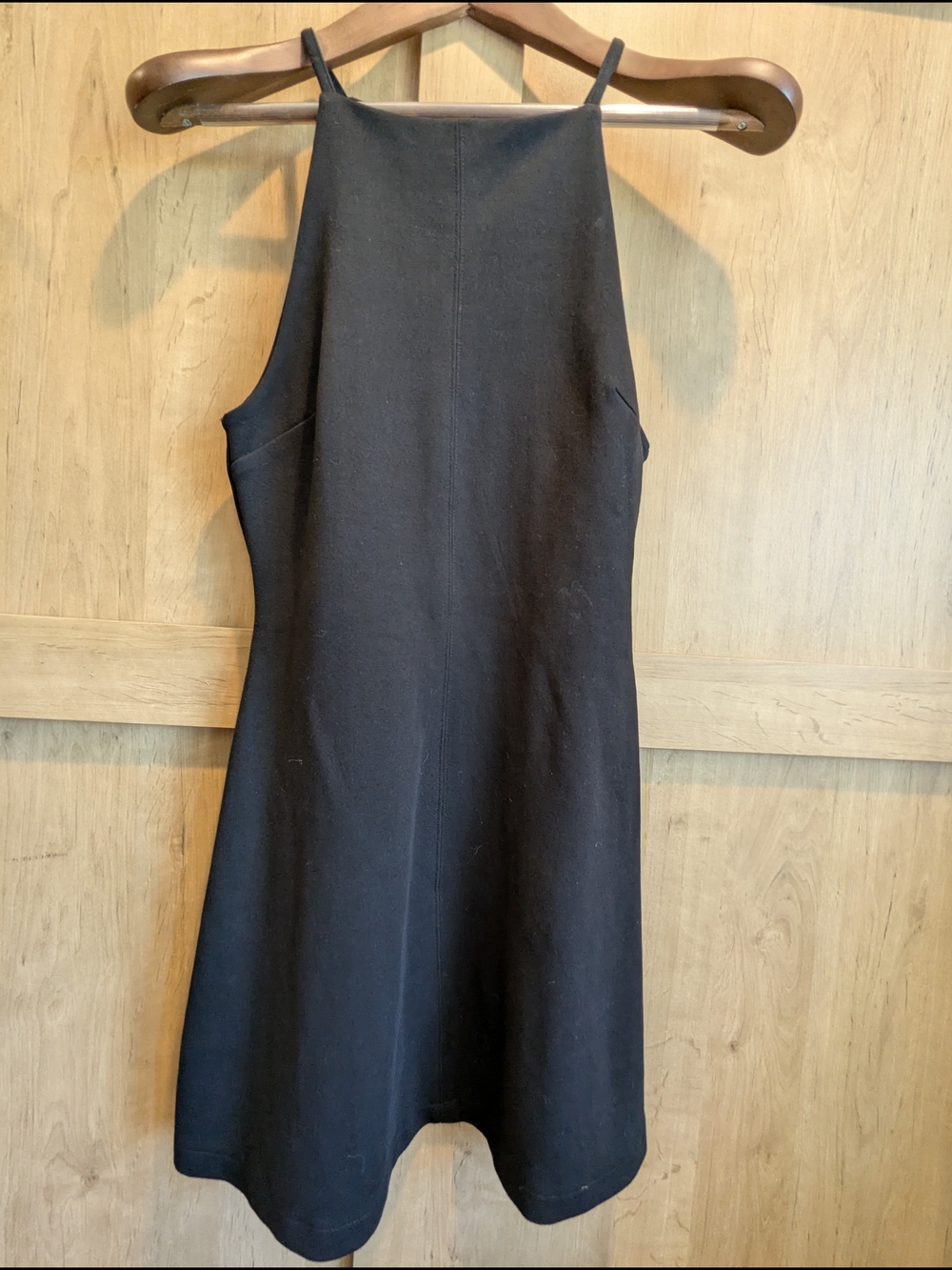 Zara Black Mini Halter Dress
